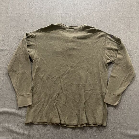Vintage Voodoo Fest Shirt Mens XL L.L. Bean River Driver's Henley Merino Wool - Picture 5 of 10